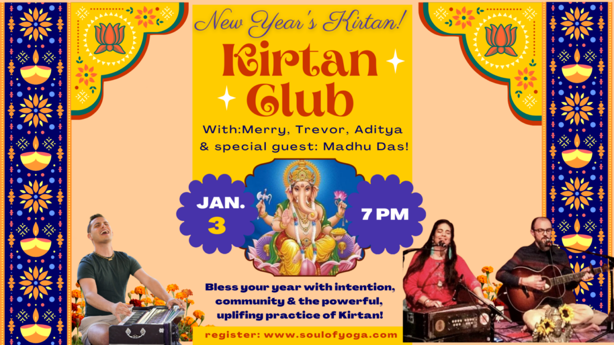 New Year's Kirtan Club w/ Madhu Das