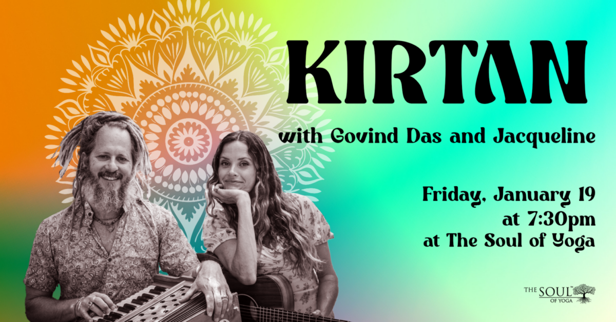 Kirtan with Govind Das & Jacqueline!